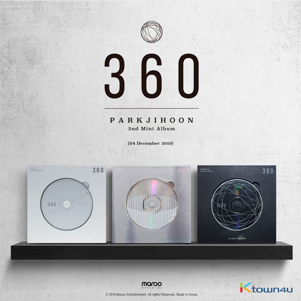 PARK JI HOON - Mini Album Vol.2 [360] (Random Ver.)