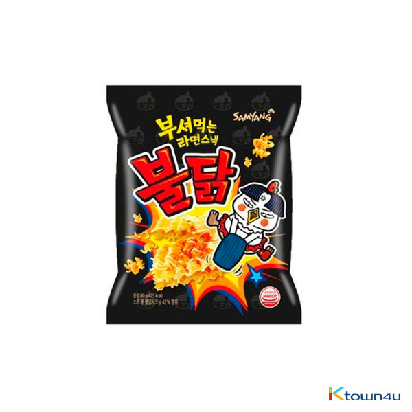 [SAMYANG] Ppushu Hot Chicken Flavor Ramen Snack 90g*1EA