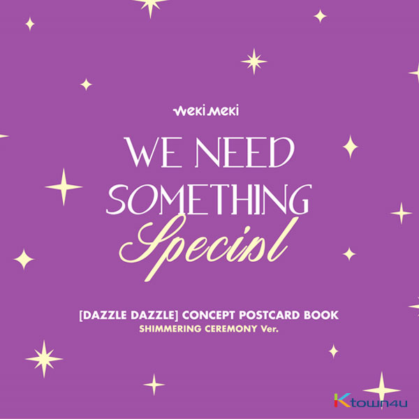 위키미키 (Weki Meki) - 디지털 싱글 'DAZZLE DAZZLE' OFFICIAL MD [CONCEPT POSTCARD BOOK] (SHIMMERING CEREMONY 버전) 