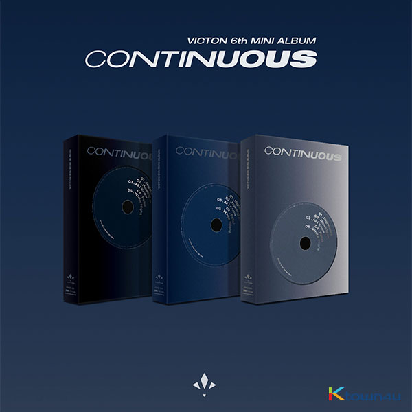 [3CD セット] VICTON - ミニアルバム 6集 [CONTINUOUS] (LIGHT Ver. + BLUE Ver. + DARK Ver.)