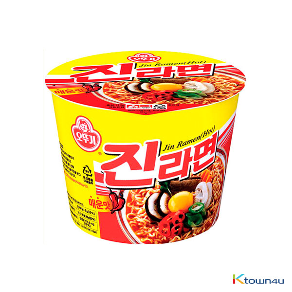 [OTTOGI] Spicy Jin Ramen Cup Noodle 110g*1EA