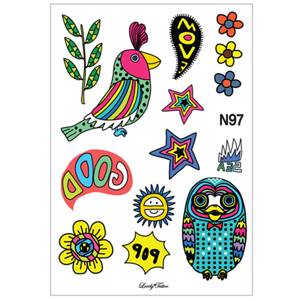 ★Special Price!★ Colorful Fashion Tattoo4
