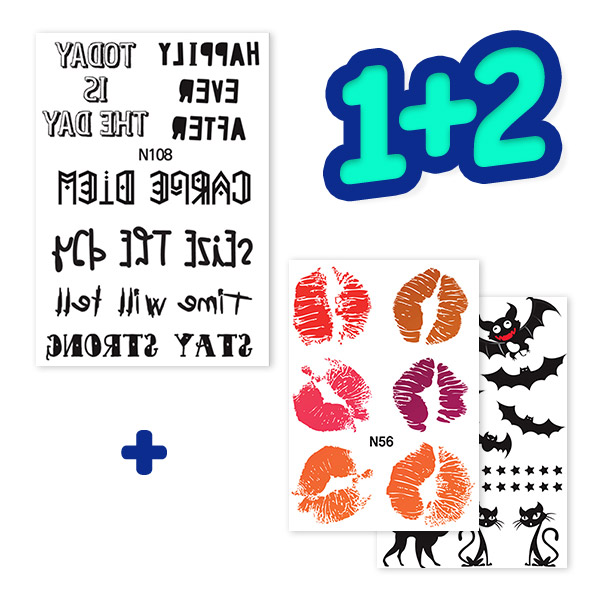 ★1+2+2Event!★ Lettering Tattoo5 etc. [3types]
