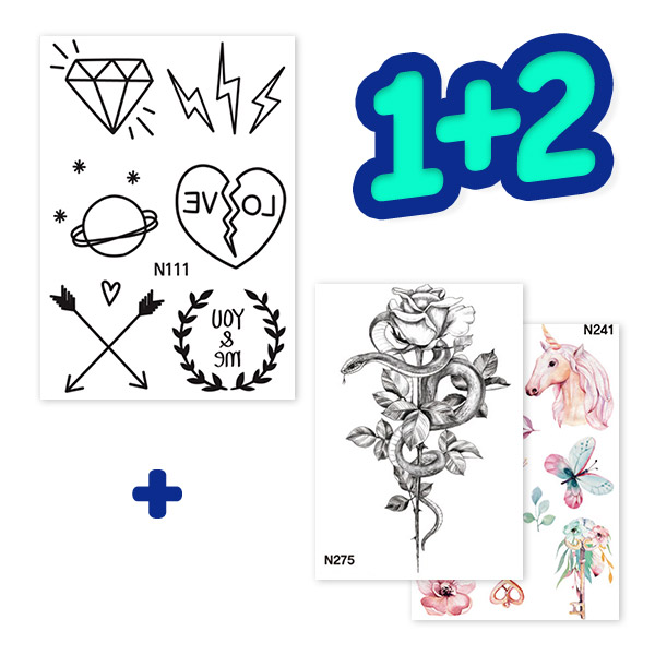 ★1+2+2Event!★ Fashion Tattoo6 etc. [3types]