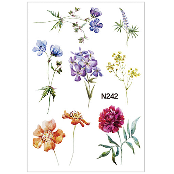★Special Price!★ Field flowers Tattoo