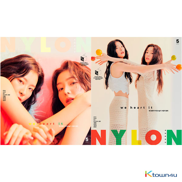 [韓国雑誌] NYLON 2020.05 (Front Cover : Irene&Seulgi  / Back Cover : KIM YO HAN) *Cover Random 1p out of 2p