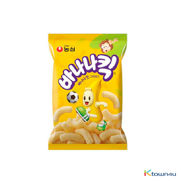 [NONGSHIM] Banana Kick - Banana Flavoured snack 75g*1EA