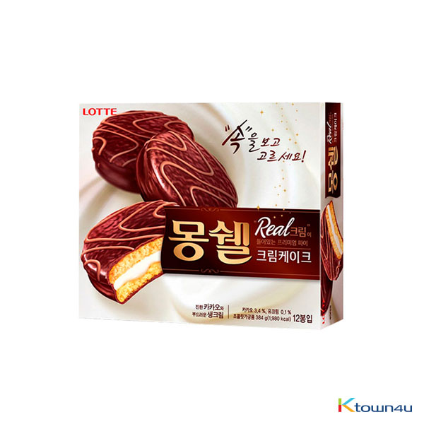 [LOTTE] Moncher Cream Cake Cream Cake 384g*1EA