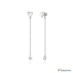 ktown4u.com : [RITA MONICA] Nuovo Heart Drop Earrings