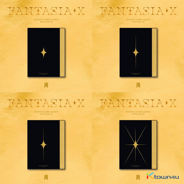 [4CD 세트상품] 몬스타엑스 - 미니앨범 [FANTASIA X] (버전1 + 버전2 +  버전3 + 버전4)