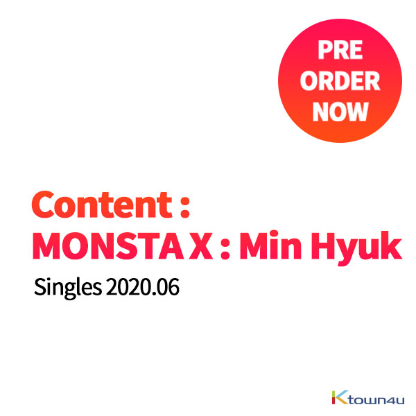 Singles 2020.06 (Content : MONSTA X : Min Hyuk)