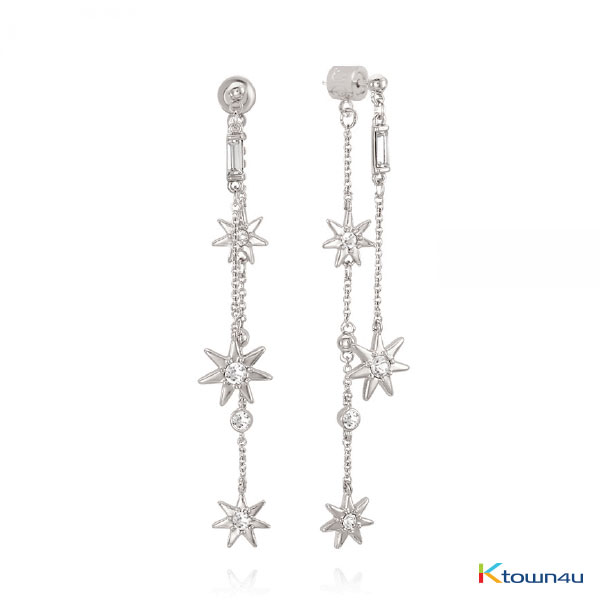 [RITA MONICA] Fairy Star Double Drop Earrings