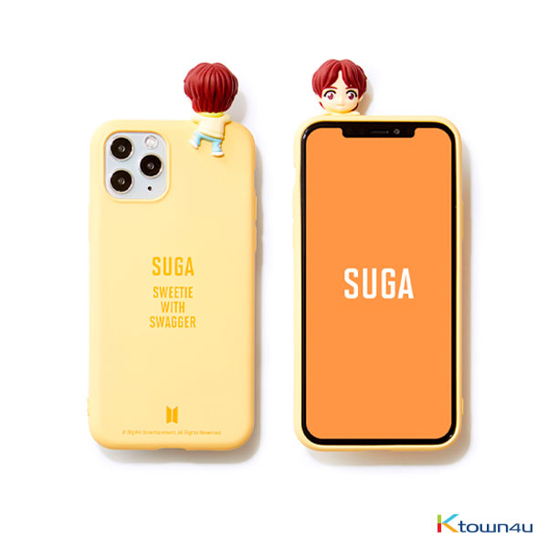 BTS- BTS Character Figure Color Jelly Case_Nickname (SUGA)