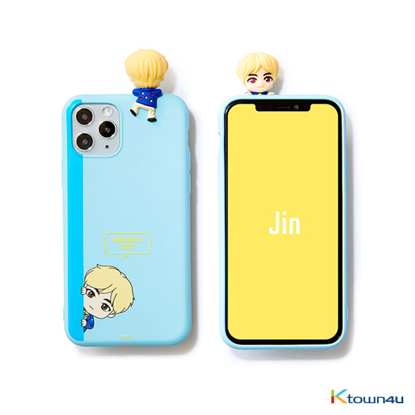 BTS- BTS Character Figure Color Jelly Case_Peek-a-boo (JIN)