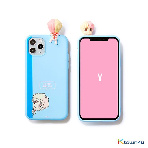 BTS- BTS Character Figure Color Jelly Case_Peek-a-boo (V)