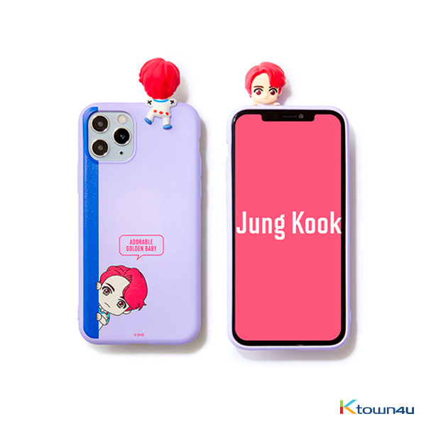 BTS- BTS Character Figure Color Jelly Case_Peek-a-boo (JUNG KOOK)