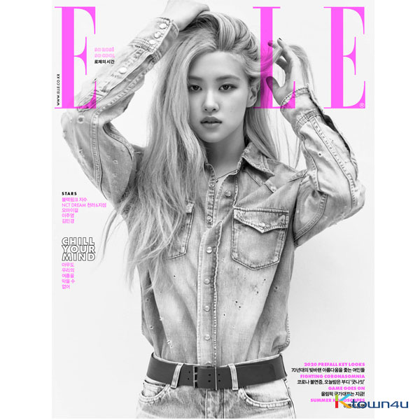 [韓国雑誌] ELLE 2020.07 C Type (Cover : Rose / Content : Chenle & Jisung 10p)