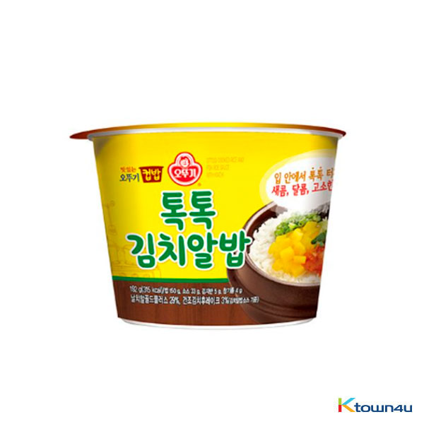 [Ottogi] Cup Rice - Kimchi Fish Roe Rice 192g*1EA