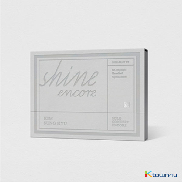 [DVD] KIM SUNG KYU - SOLO CONCERT <SHINE ENCORE> DVD