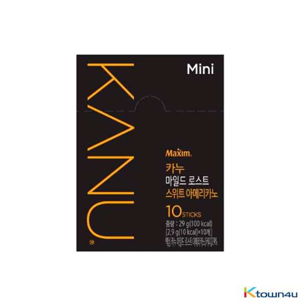 [DONGSEO] Kanu Mild Sweet Mini Instant Coffee 2.9g*10EA
