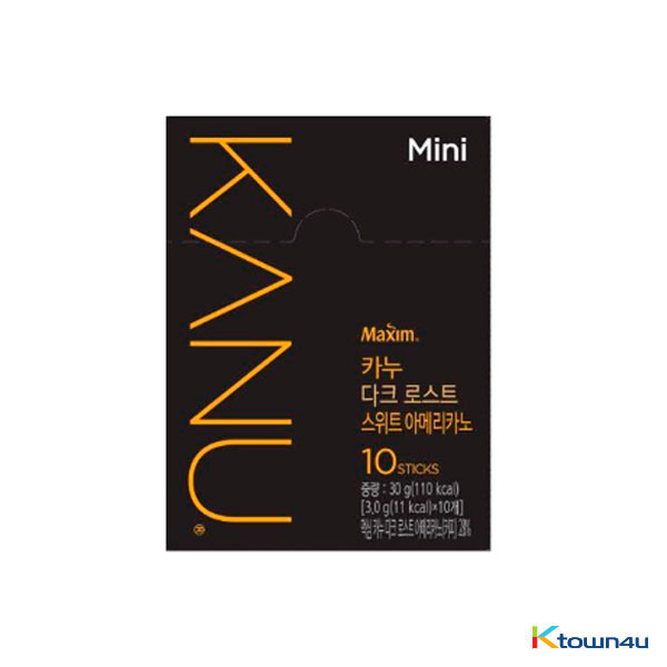 [DONGSEO] Kanu Dark Sweet Mini Instant Coffee 2.9g*10EA