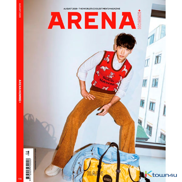 [韓国雑誌] ARENA HOMME+ 2020.8 A Type (Cover : Rain / Content : AB6IX 12p, P.O 8p)