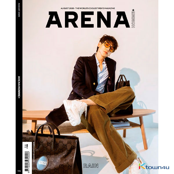 ARENA HOMME+ 2020.8 B Type (Cover : Rain / Content : AB6IX 12p, P.O 8p)