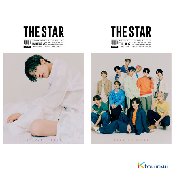 THE STAR 2020.08 (Front Cover : THE BOYZ / Back Cvoer : Han Seung Woo)