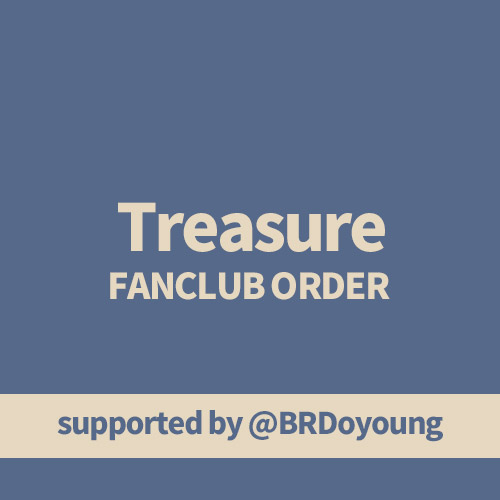 [Donation] TREASURE DEBUT ALBUM FANCLUB EVENT by TREASURE @BRDoyoung