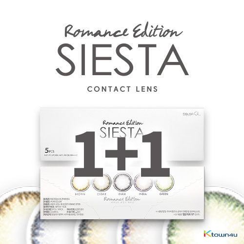 SIESTA Romance Edition (COLOR LENS) *Buy 1 Get 1 Free + 5 Lens Case Gift*