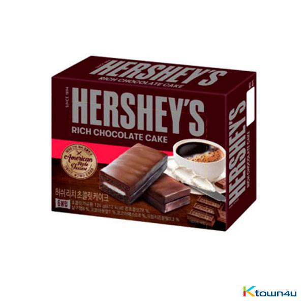 [LOTTE] Rich Chocolate Cake 126g*1BOX (1BOX=6EA)
