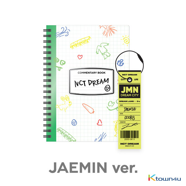 NCT DREAM - [JAEMIN] NCT LIFE : DREAM in Wonderland Commentary Book + Luggage Tag SET