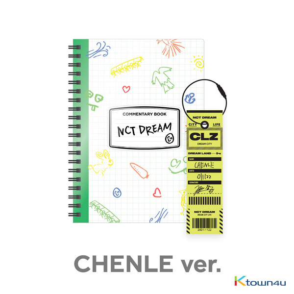 NCT DREAM - [CHENLE] NCT LIFE : DREAM in Wonderland Commentary Book + Luggage Tag SET