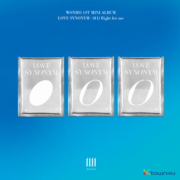 [3CD SET] WONHO - Mini Album Vol.1 [LOVE SYNONYM #1. Right for me] (Ver.1 + Ver.2 + Ver.3)