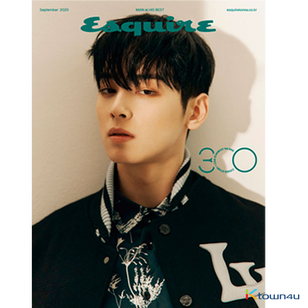 ESQUIRE 2020.09 A Type (Cover : Cha Eun Woo / Content : Yoon Doo Jun 8p) 