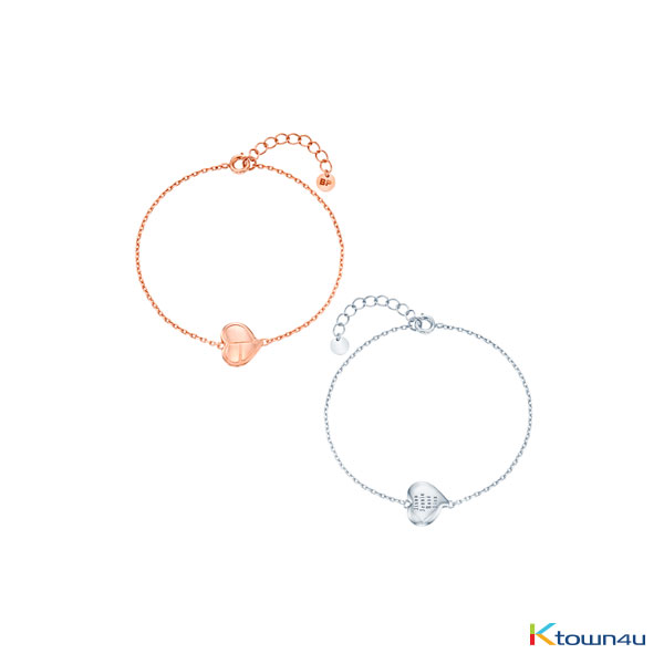 [KIND] BLACKPINK - HEART LOGO BRACELET (ROSEGOLD)