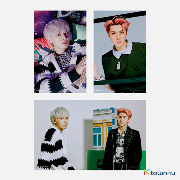 EXO-SC (Sehun & Chanyeol) - 4X6 PHOTO SET - 1 Billion Views