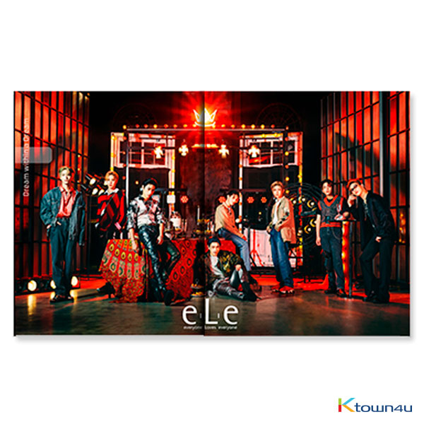 eLe magazine Vol.1 B Type (ATEEZ) *Folded poster + Random sticker + ELE Clear bag gift