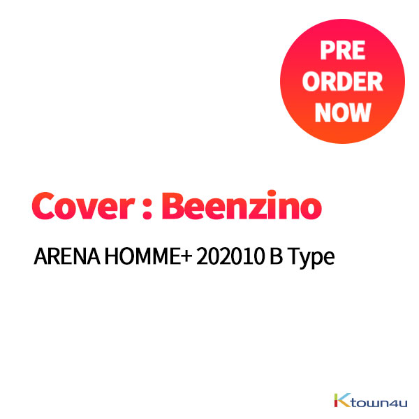 ARENA HOMME+ 202010 B Type (Cover : Beenzino / Content : Red Velvet Joy 8p, ATEEZ 12p)