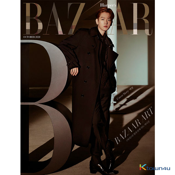 [韓国雑誌] HARPER`S BAZAAR 2020.10 (Cover : Baekhyun) 