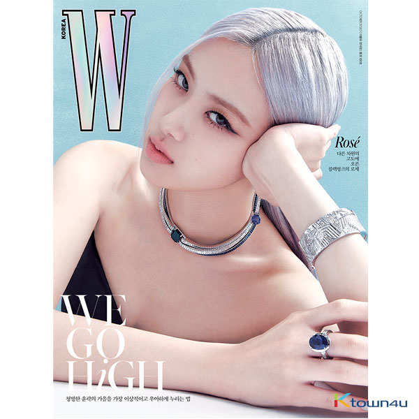 W KOREA 2020.10 A Type (Cover : BLACKPINK ROSE / Content : TAEYEON 10p)