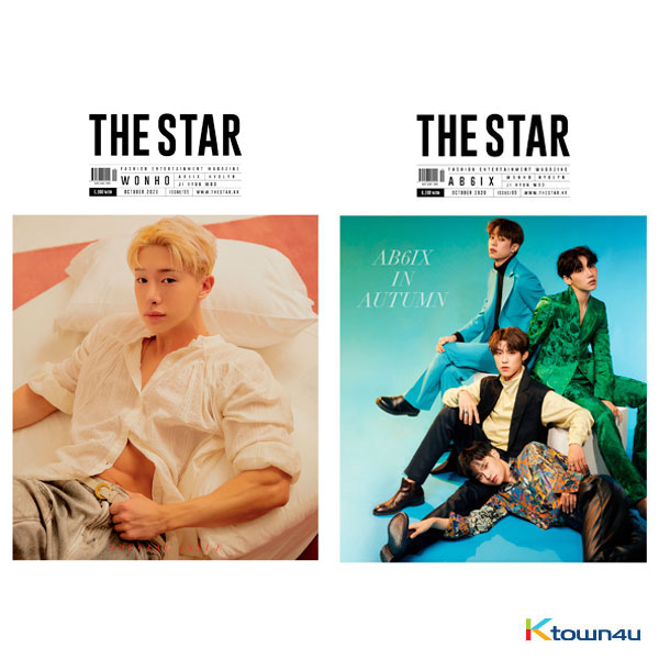 THE STAR 2020.10 (Front Cover : WonHo 16p / Back Cover : AB6IX 20p / Content : Hyo Lyn 10p)