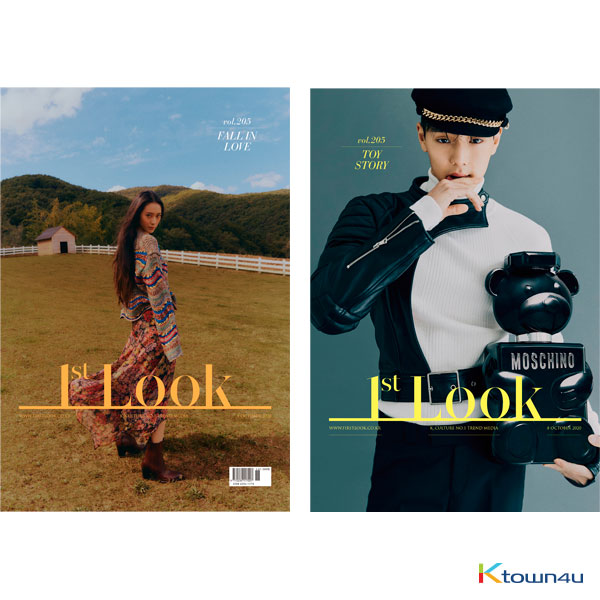 1ST LOOK- Vol.205 (Front Cover : Krystal / Backcover : Shownu)