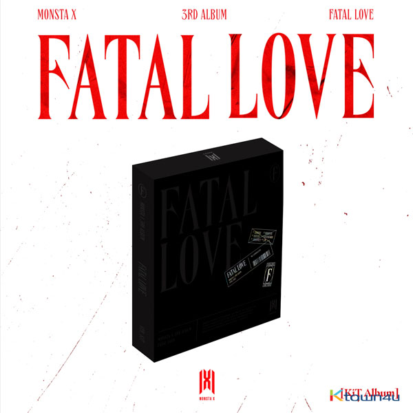 MONSTA X - Album Vol.3 [FATAL LOVE] (KiT ALBUM) *Due to the built-in battery of the Khino album, only 1 item could be ordered and shipped at a time.