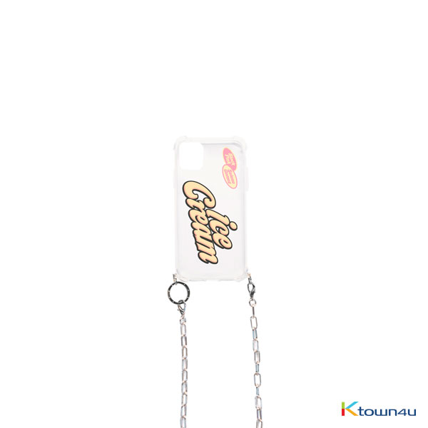 [ICECREAM] BLACKPINK - CHAIN PHONECASE_ICECREAM_CLEAR_iPHONE 11 PRO