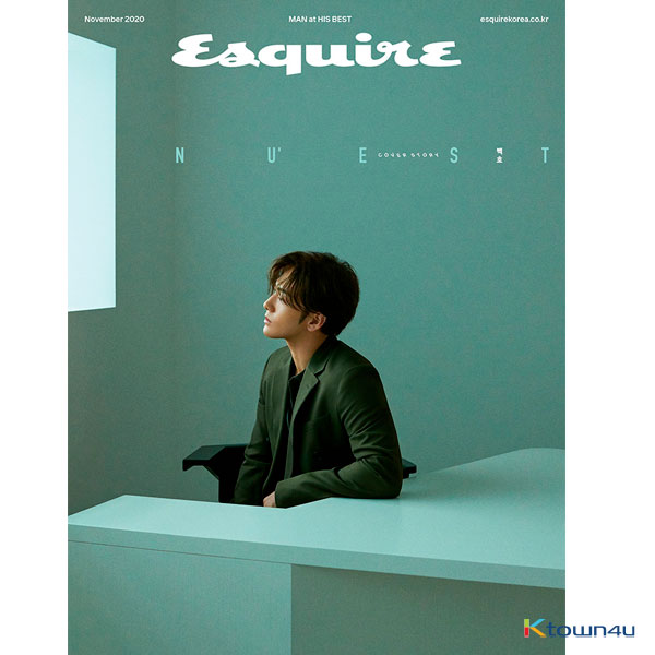 ESQUIRE 2020.11 C Type (Cover : NU`EST : BAEK HO)