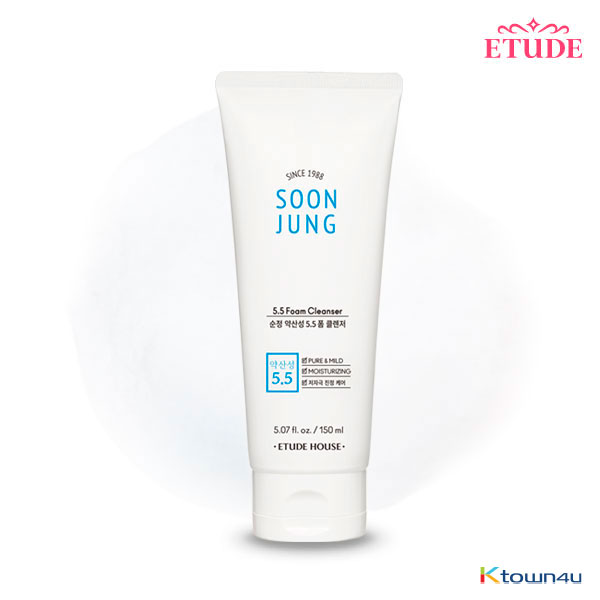 ETUDE HOUSE 伊蒂之屋 纯晶5.5 弱酸性 敏感肌专用洗面乳 150ml