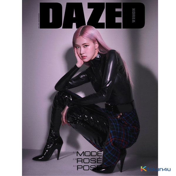 【杂志】Dazed & Confused Korea 2020.11 B Type (Front Cover : Rose / Content : Chanyeol)