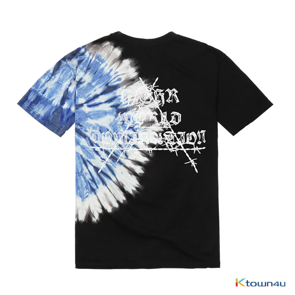 H1GHR MUSIC - H1GHR 1ST COMPILATION TIE DYE Short Sleeve - Black