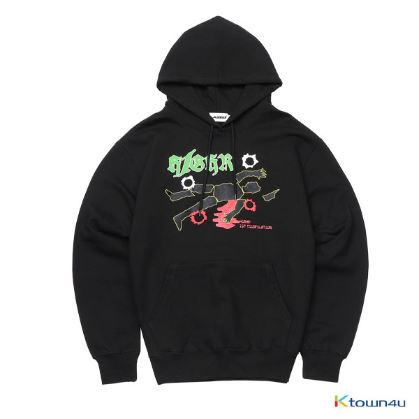 H1GHR 1st Compilation Sweat Hoodie [Black]